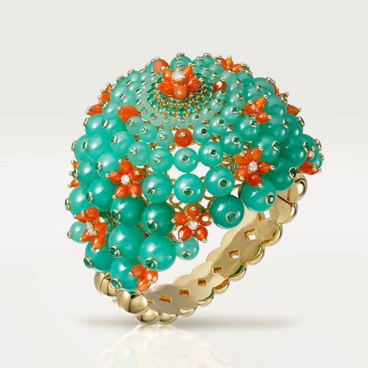 CACTUS DE CARTIER bracelet 18K yellow gold